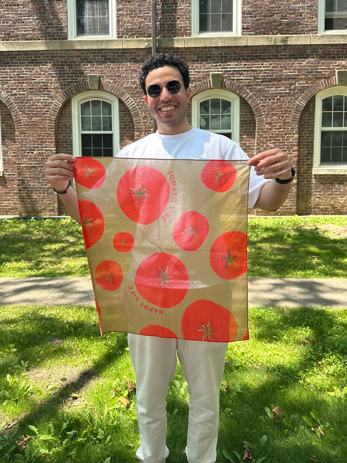 Tomato Happy Life Cotton Bandana