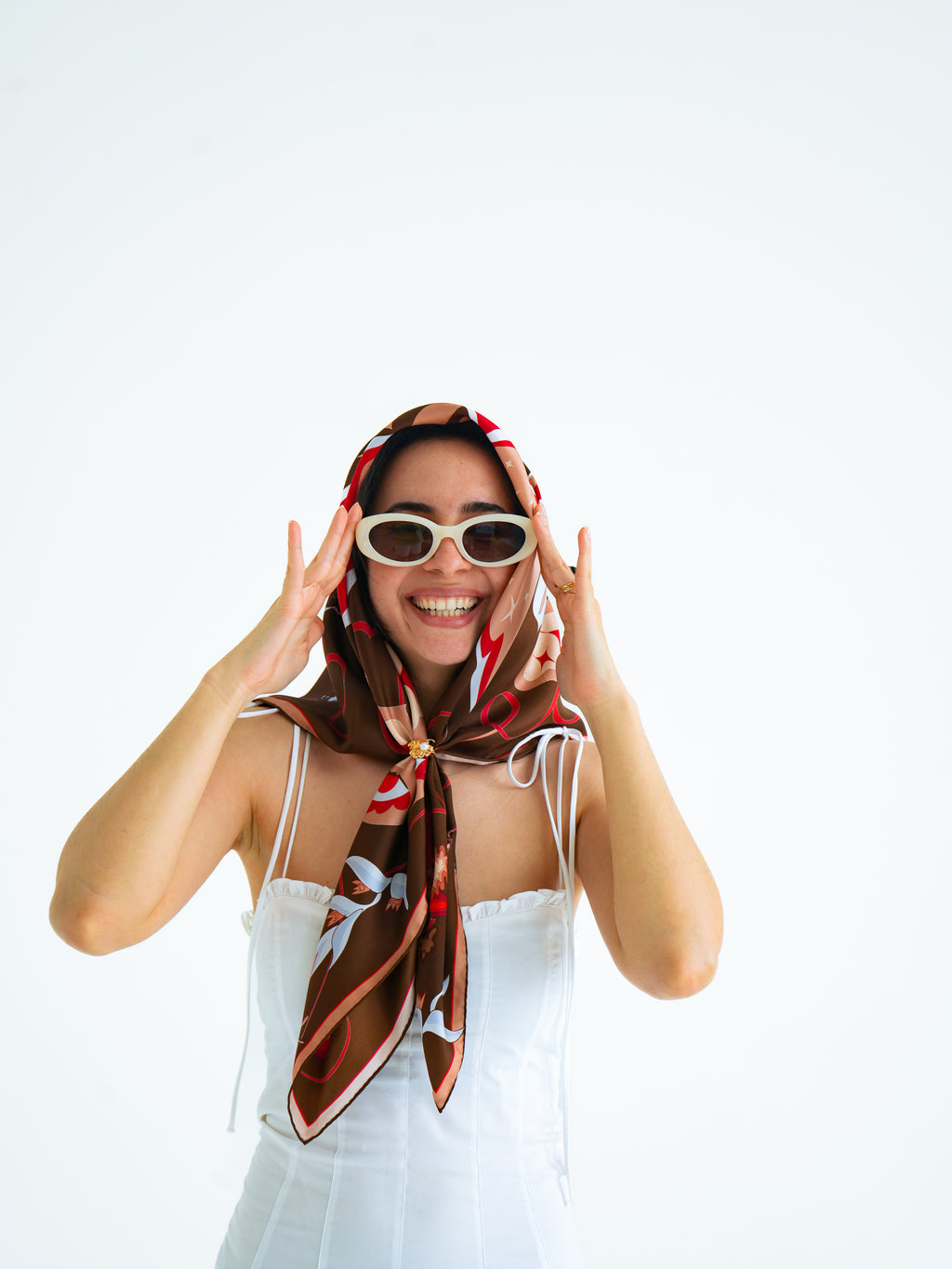 Revelation Silk Scarf  - butterfly and fairies