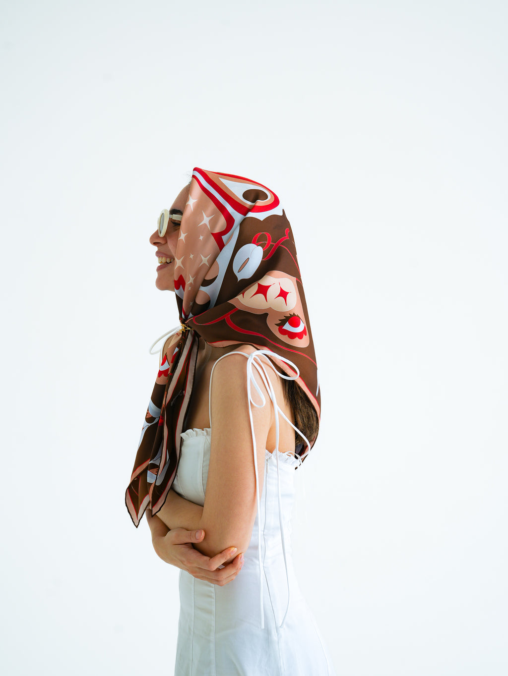 Revelation Silk Scarf  - butterfly and fairies