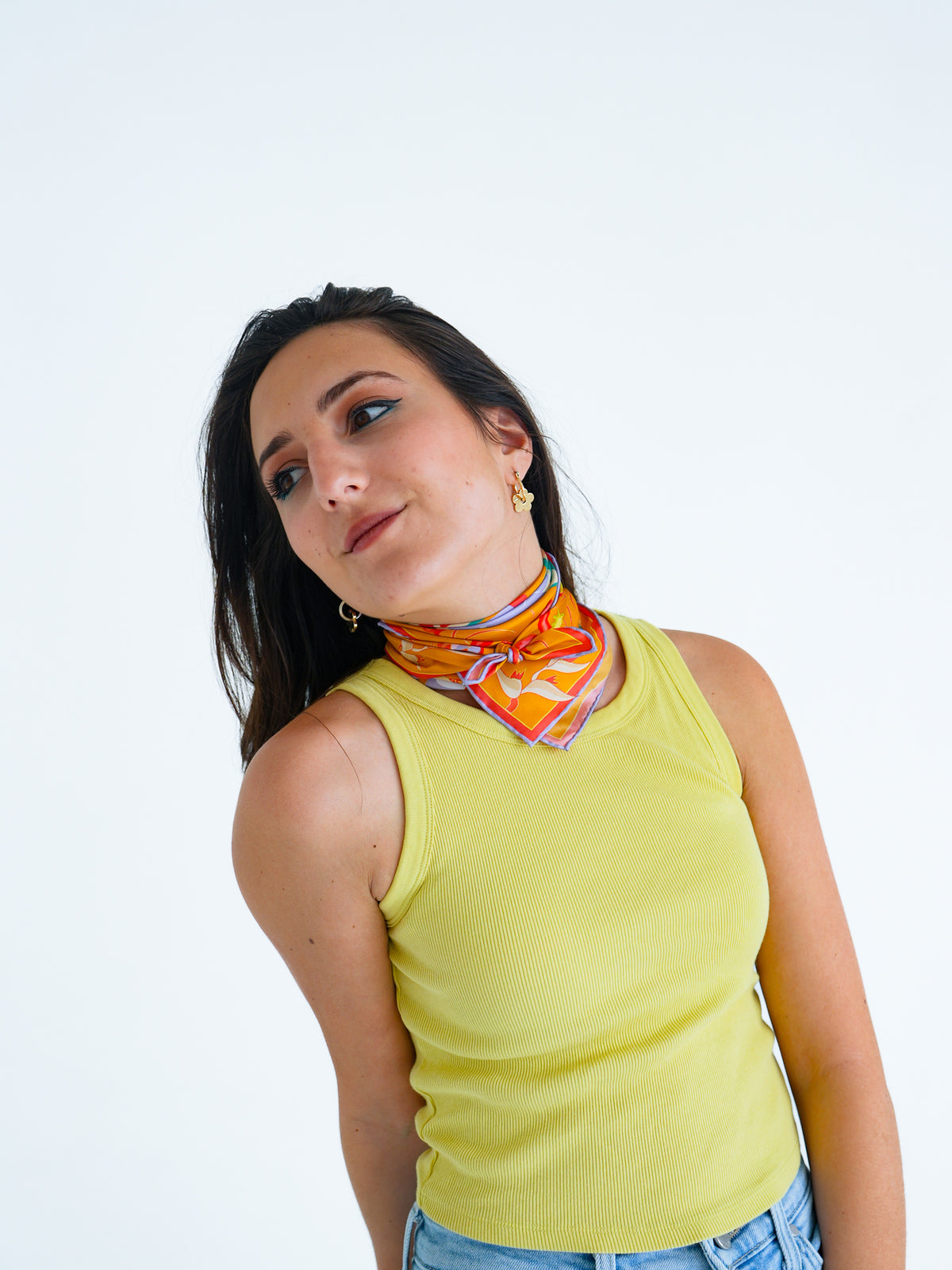 Evolution Silk Scarf  - butterfly and fairies